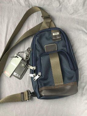 TUMI SLING BAG In blue